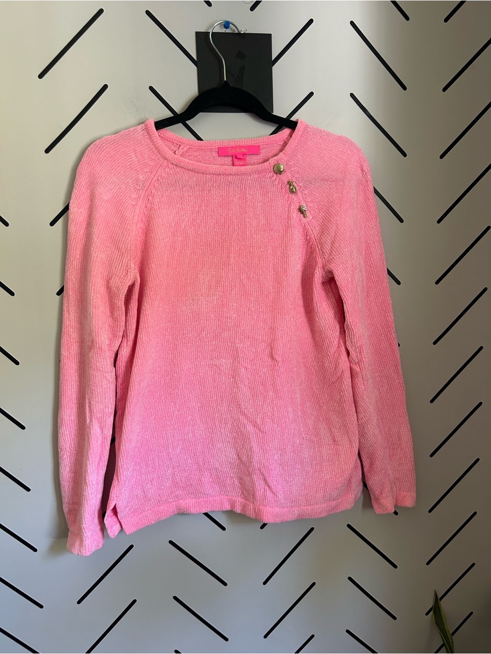 Lilly Pulitzer Pippin Sweater in Cockatoo Pink FLAW